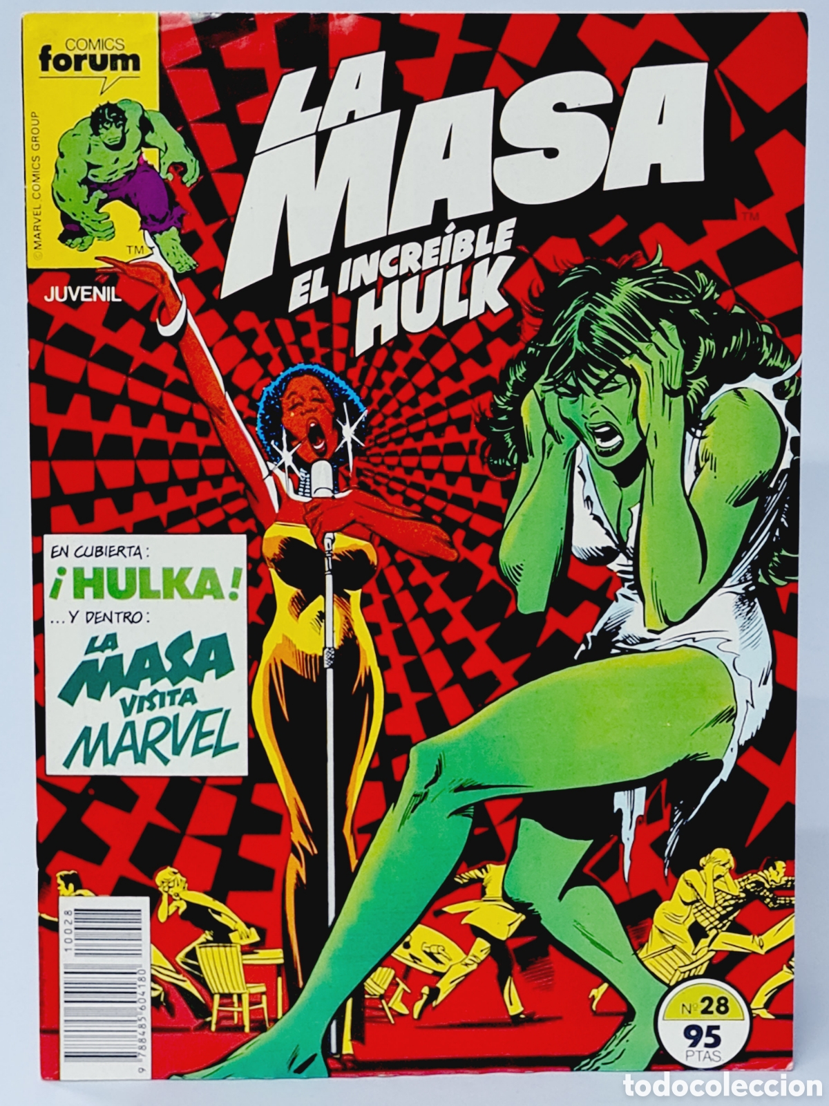 C&oacute;mics: LA MASA 28 COMICS FORUM EL INCRE&Iacute;BLE HULK MARVEL CASI EXCELENTE ESTADO - Foto 1