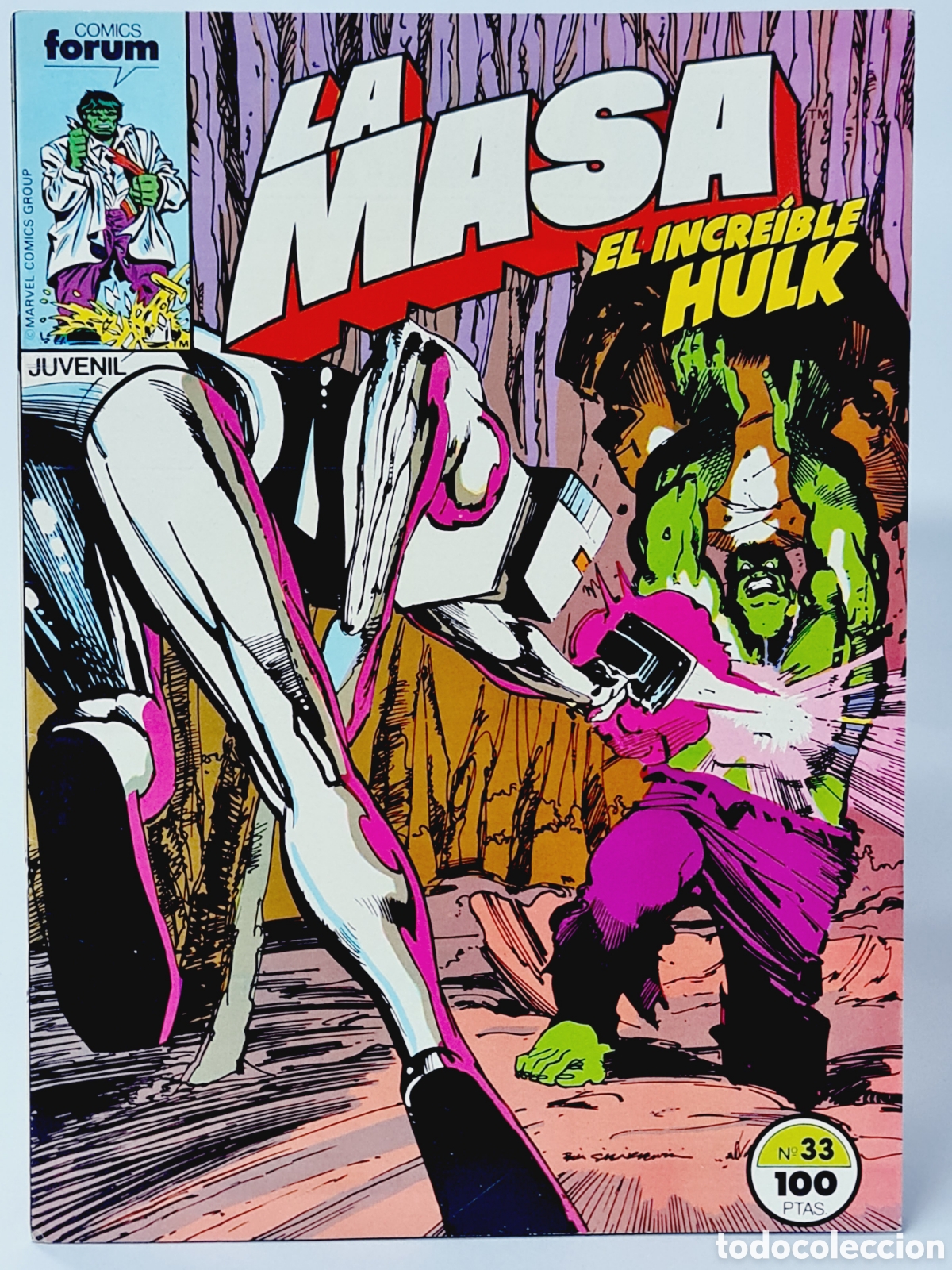 C&oacute;mics: EXCELENTE LA MASA 33 COMICS FORUM EL INCRE&Iacute;BLE HULK MARVEL - Foto 1
