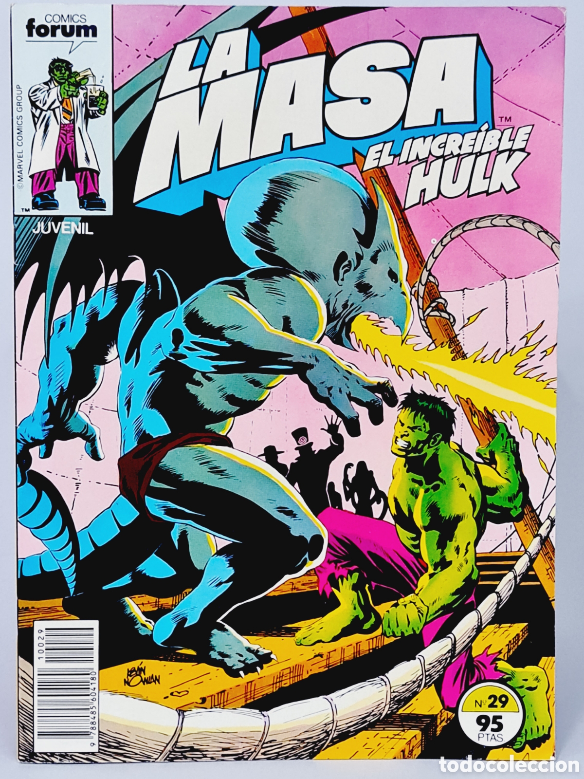 C&oacute;mics: COMIC LA MASA 29 COMICS FORUM EL INCRE&Iacute;BLE HULK MARVEL CASI EXCELENTE - Foto 1