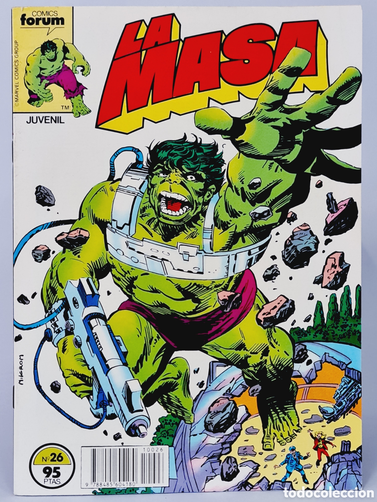 C&oacute;mics: COMIC LA MASA 26 COMICS FORUM EL INCRE&Iacute;BLE HULK MARVEL CASI EXCELENTE - Foto 1