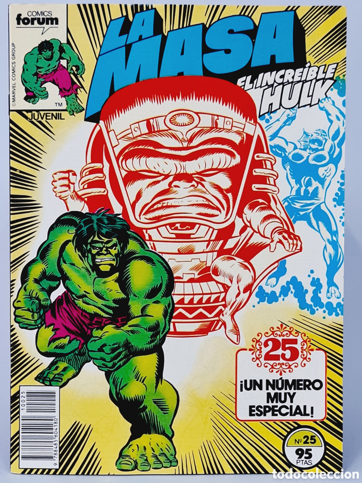 C&oacute;mics: DE KIOSCO COMIC LA MASA 25 COMICS FORUM EL INCRE&Iacute;BLE HULK MARVEL - Foto 1