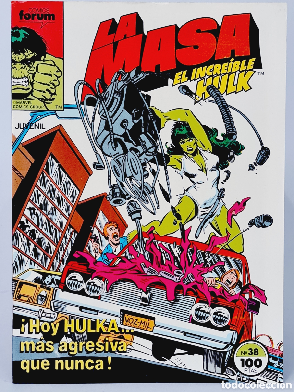 C&oacute;mics: DE KIOSCO COMIC LA MASA 38 COMICS FORUM EL INCRE&Iacute;BLE HULK MARVEL - Foto 1