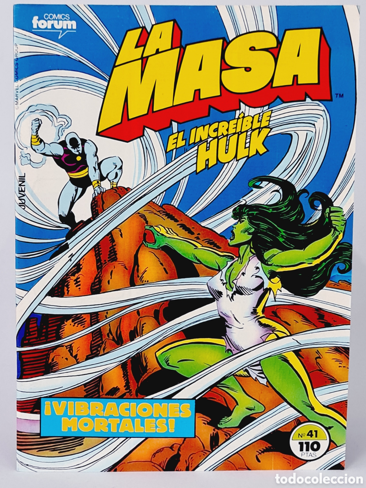 C&oacute;mics: DE KIOSCO COMIC LA MASA 41 COMICS FORUM EL INCRE&Iacute;BLE HULK MARVEL - Foto 1