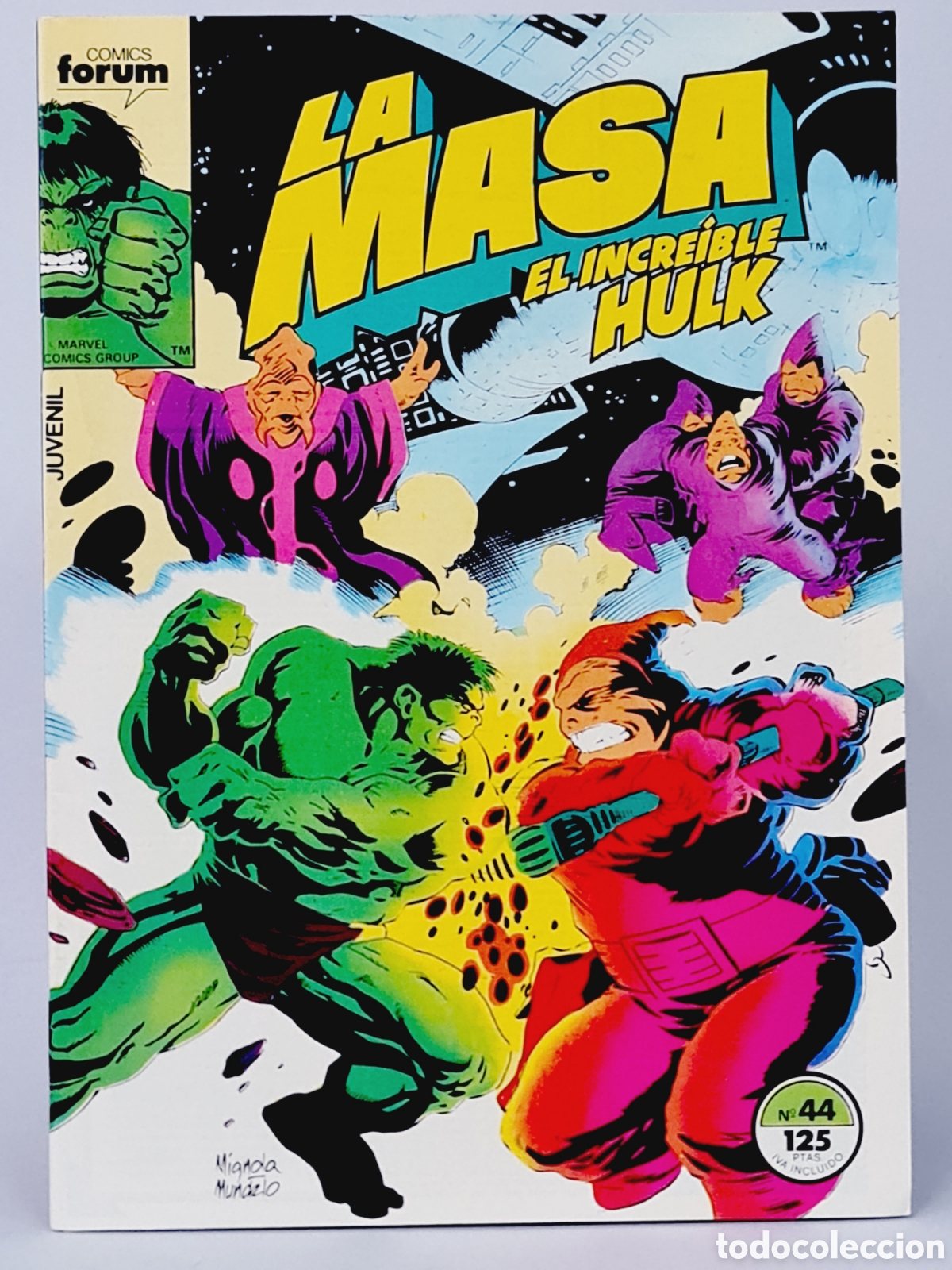 C&oacute;mics: DE KIOSCO COMIC LA MASA 44 COMICS FORUM EL INCRE&Iacute;BLE HULK MARVEL - Foto 1