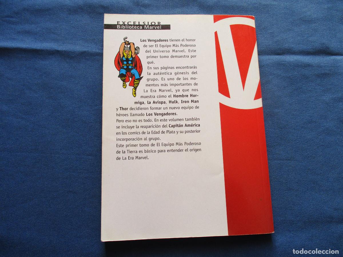 C&oacute;mics: MARVEL / LOS VENGADORES N.&ordm; 1 &middot; EXCELSIOR BIBLIOTECA MARVEL &middot; FORUM 2001 - Foto 4