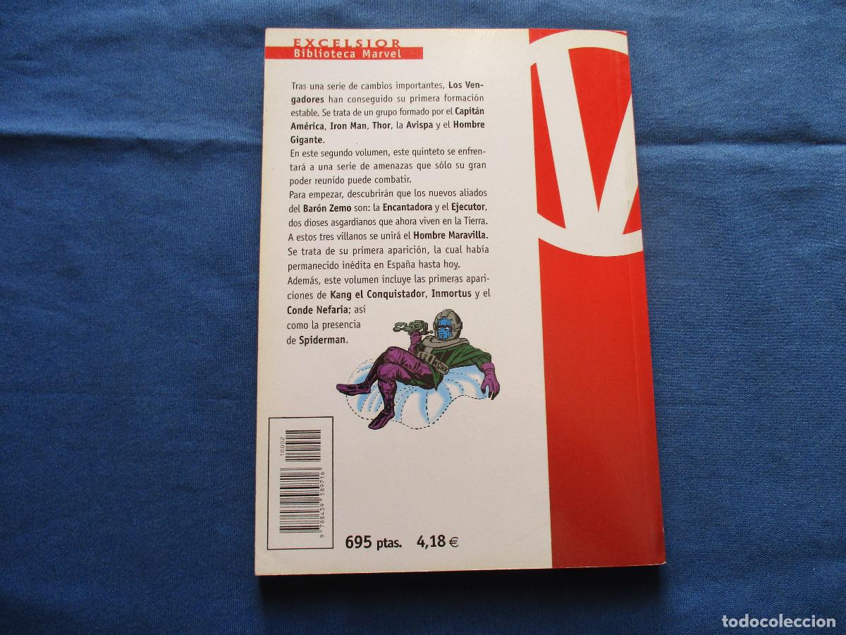 C&oacute;mics: MARVEL / LOS VENGADORES N.&ordm; 2 &middot; EXCELSIOR BIBLIOTECA MARVEL &middot; FORUM 2001 - Foto 4