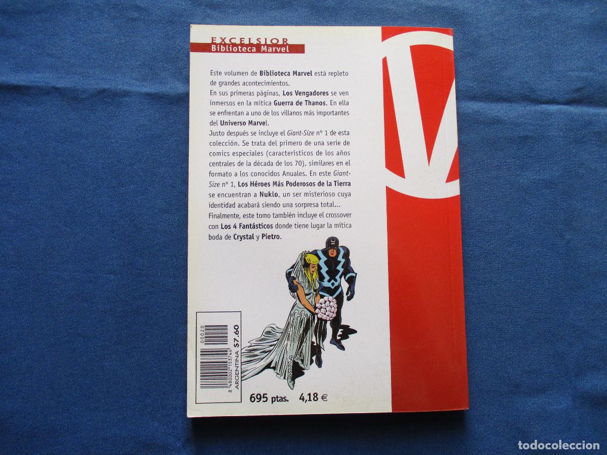 C&oacute;mics: MARVEL / LOS VENGADORES N.&ordm; 20 &middot; EXCELSIOR BIBLIOTECA MARVEL &middot; FORUM 2001 - Foto 4