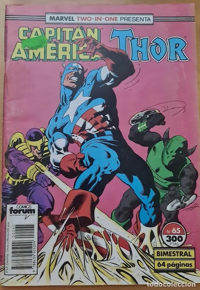 C&oacute;mics: MARVEL TWO IN ONE PRESENTA CAPITAN AMERICA Y THOR 65. FORUM - Foto 1