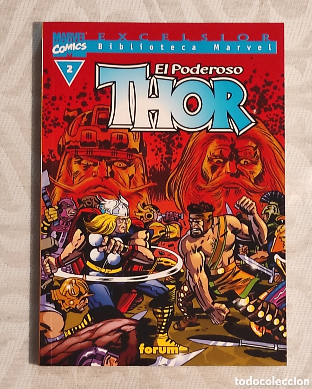 C&oacute;mics: C&Oacute;MIC EL PODEROSO THOR - BIBLIOTECA MARVEL N&ordm; 2 - ED F&Oacute;RUM - 2001 - Foto 1