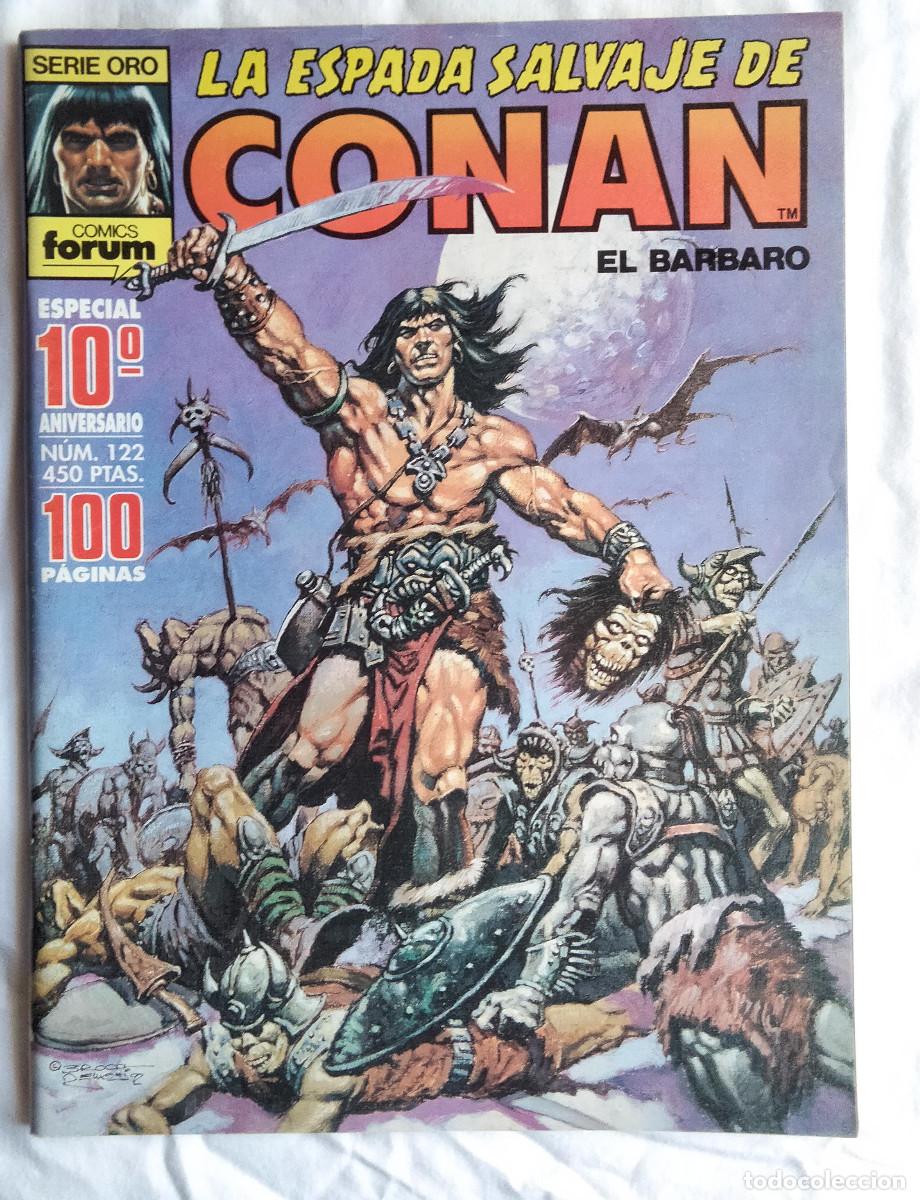 C&oacute;mics: La espada salvaje de Conan , Serie oro 122 - Ed Forum - Foto 1