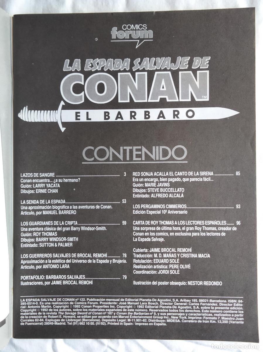C&oacute;mics: La espada salvaje de Conan , Serie oro 122 - Ed Forum - Foto 2