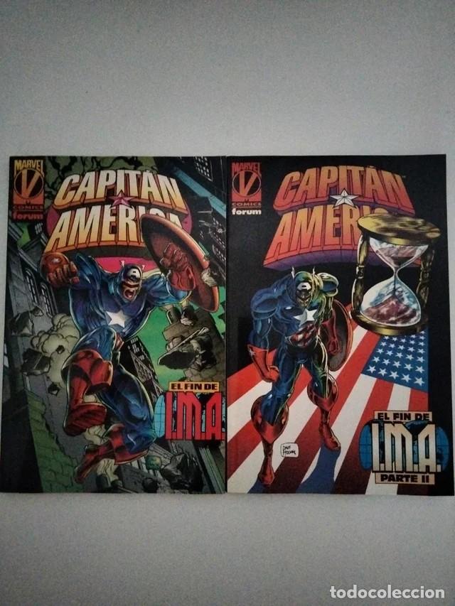 C&oacute;mics: CAPITAN AMERICA: EL FIN DE IMA 2 TOMOS COMPLETA FORUM. - Foto 1