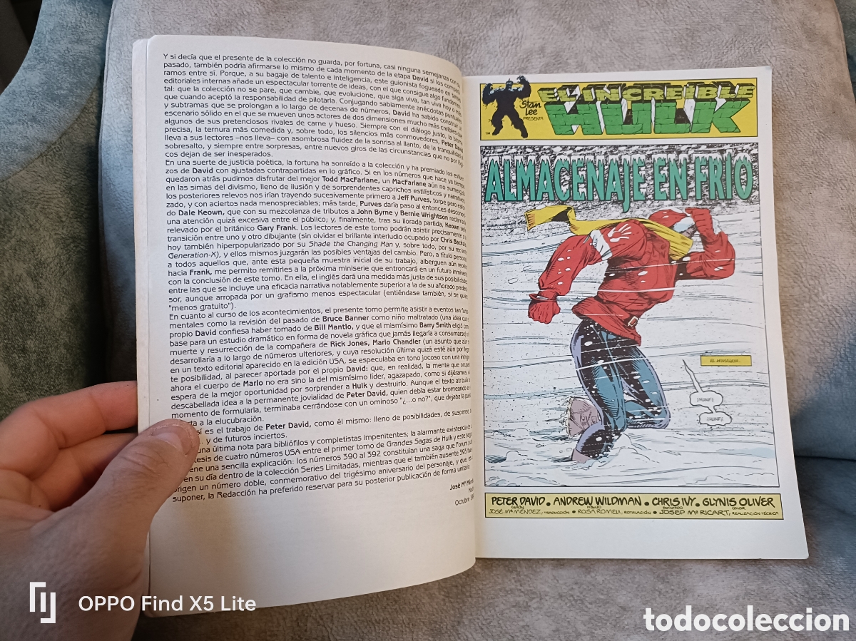 C&oacute;mics: Libro El Incre&iacute;ble Hulk, Fantasmas del Pasado -Forum 1.992- - Foto 5