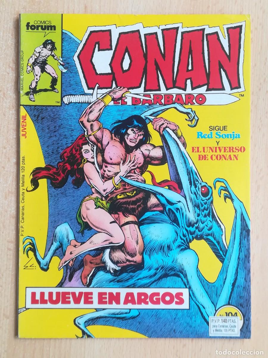C&oacute;mics: Conan el b&aacute;rbaro N&ordm; 104 + Red Sonja. C&oacute;mics Forum. Impecable estado. - Foto 1