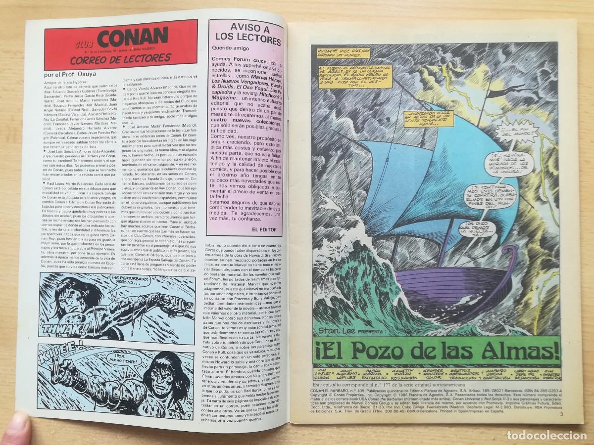 C&oacute;mics: Conan el b&aacute;rbaro N&ordm; 105 + Red Sonja. C&oacute;mics Forum. Impecable estado. - Foto 2