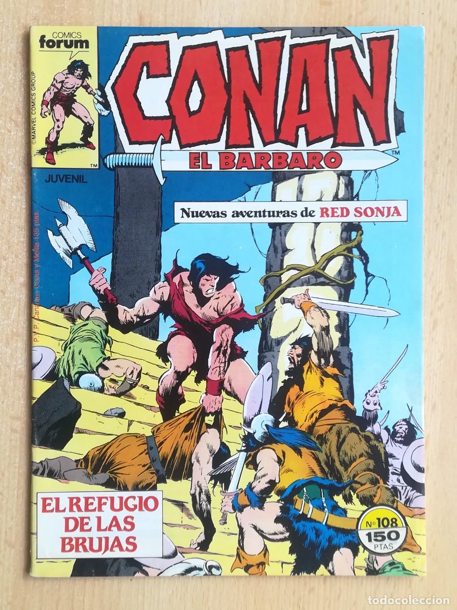 C&oacute;mics: Conan el b&aacute;rbaro N&ordm; 108 + Red Sonja. C&oacute;mics Forum. Impecable estado. - Foto 1