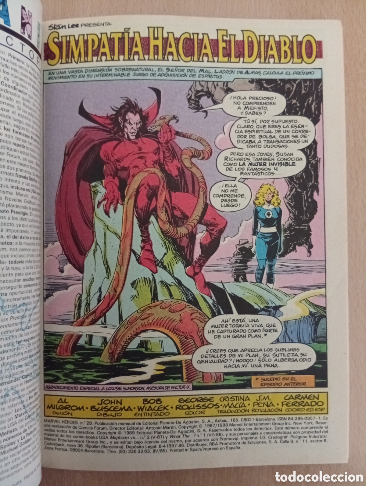 C&oacute;mics: MEFISTO EN MARVEL H&Eacute;ROES. N&ordm; 26-27-28-29-30 - Foto 14