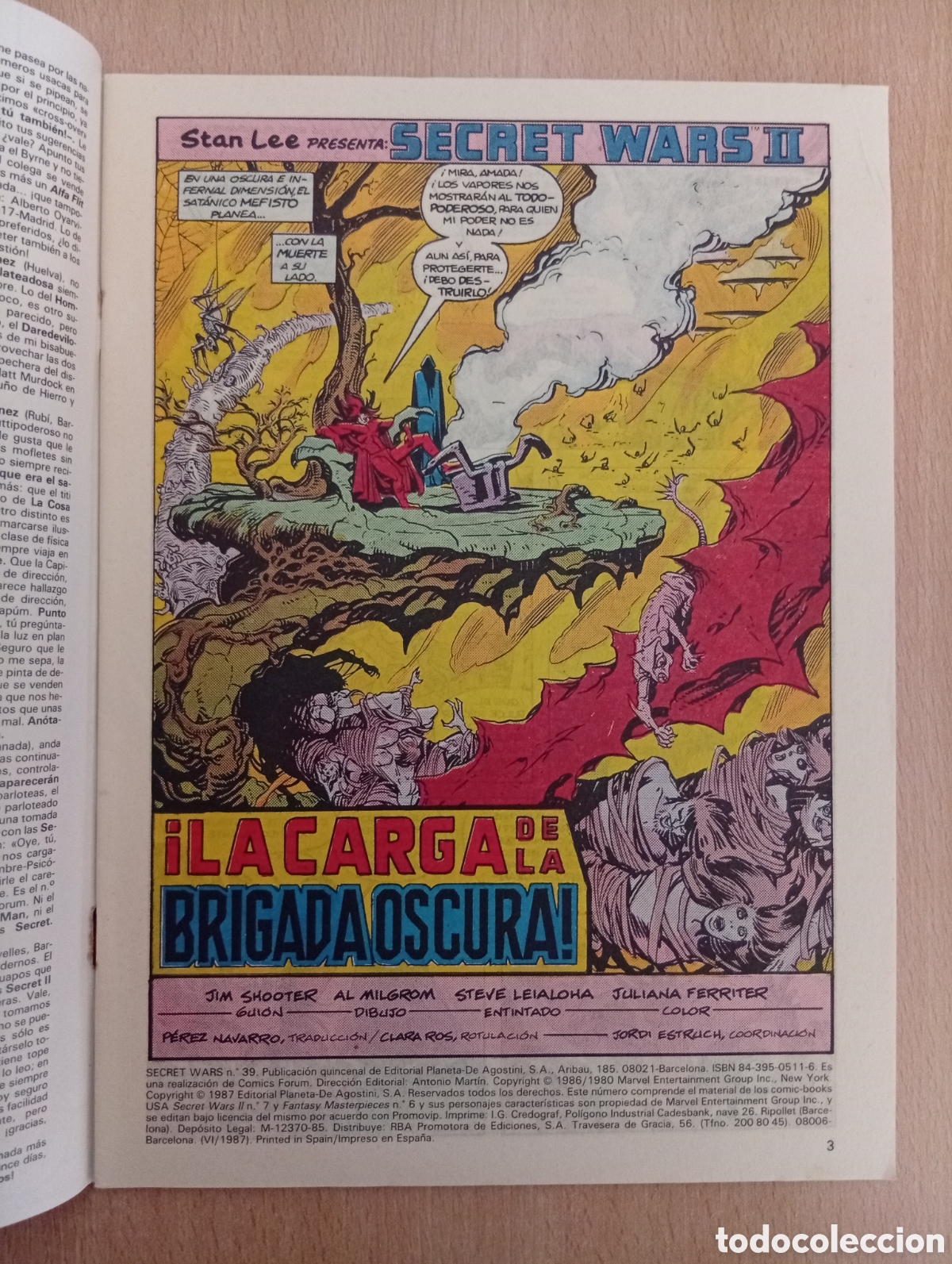 C&oacute;mics: SECRET WARS II. N&ordm; 36-37-38-39-40 - Foto 22
