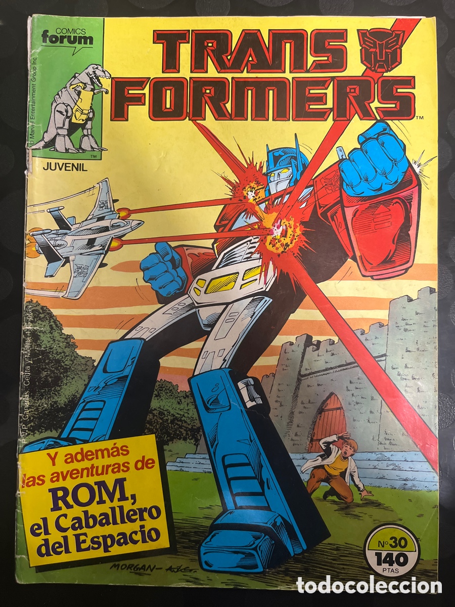 C&oacute;mics: TRANSFORMERS N.30 Y ROM EL CABALLERO DEL ESPACIO ( 1985/1992 ) - Foto 1