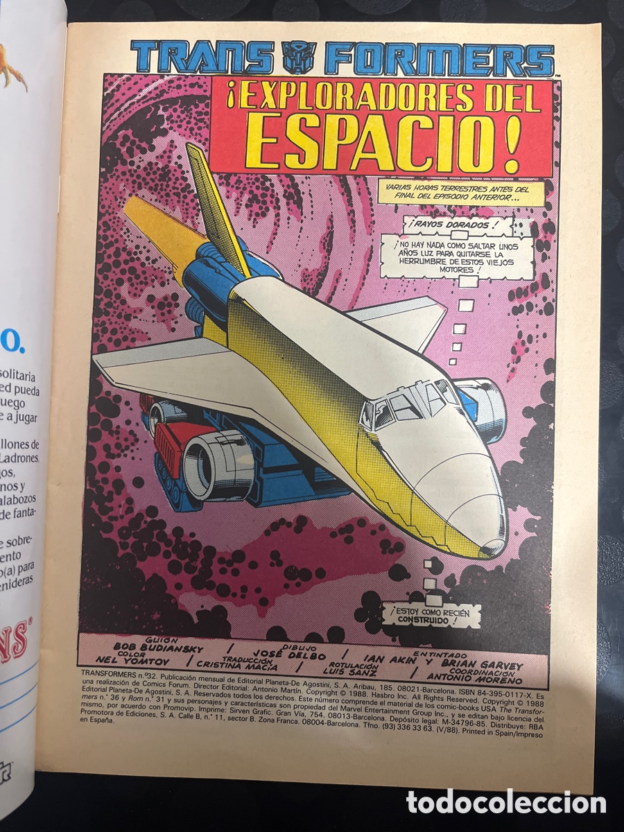 C&oacute;mics: TRANSFORMERS N.32 Y ROM EL CABALLERO DEL ESPACIO ( 1985/1992 ) - Foto 3