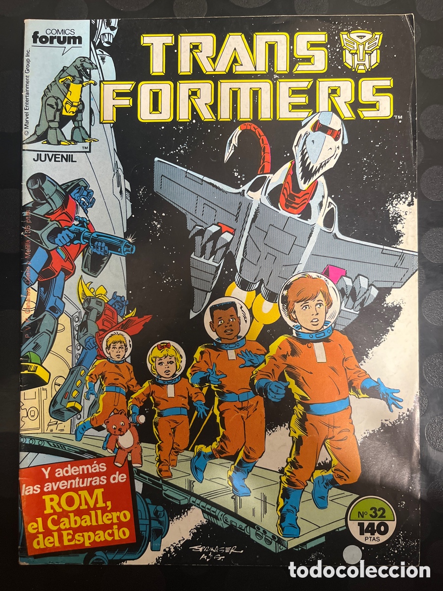 C&oacute;mics: TRANSFORMERS N.32 Y ROM EL CABALLERO DEL ESPACIO ( 1985/1992 ) - Foto 1