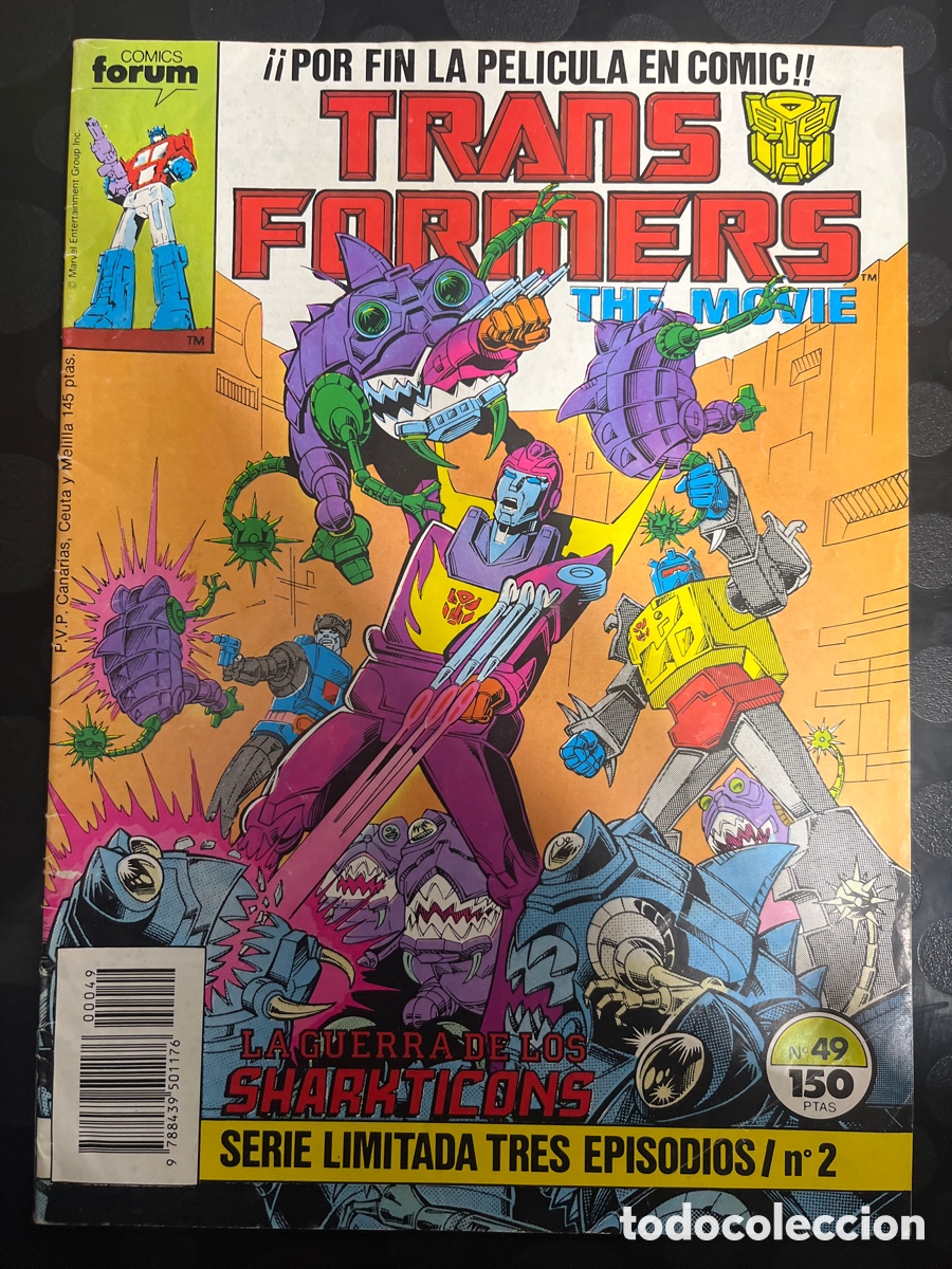 C&oacute;mics: TRANSFORMERS N.49 Y ROM EL CABALLERO DEL ESPACIO ( 1985/1992 ) - Foto 1