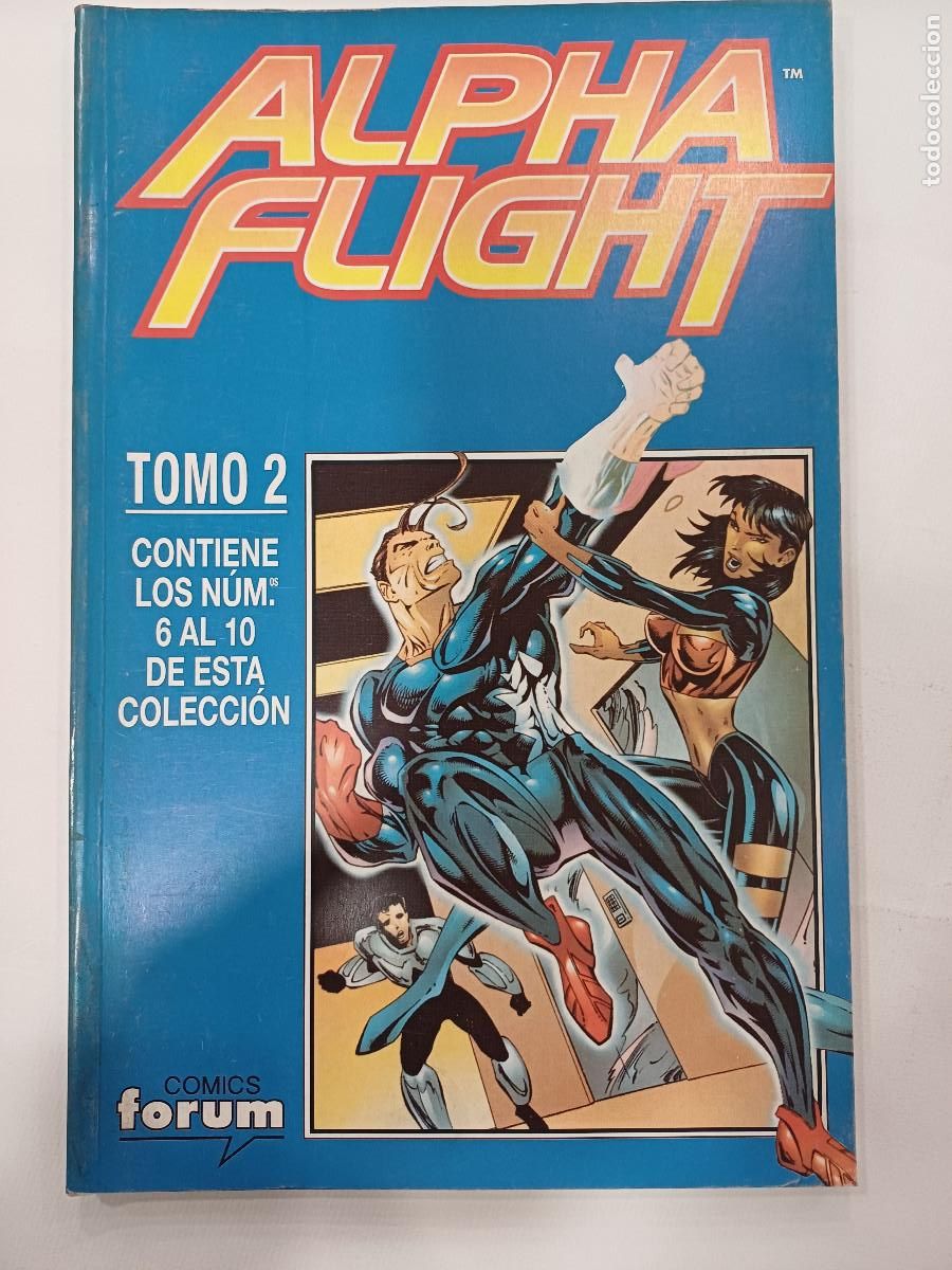 C&oacute;mics: ALPHA FLIGHT/VOL.2 COMPLETA/20 NUMEROS EN 4 TOMOS FORUM. - Foto 4