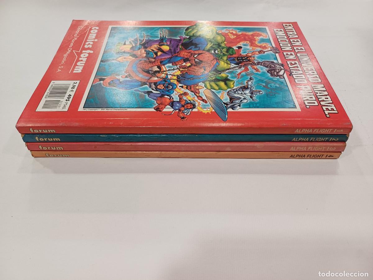 C&oacute;mics: ALPHA FLIGHT/VOL.2 COMPLETA/20 NUMEROS EN 4 TOMOS FORUM. - Foto 8