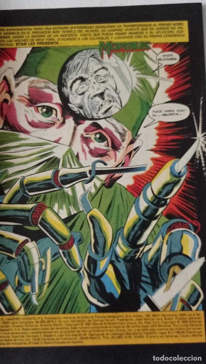 C&oacute;mics: MORBIUS N&ordm; 3 de FORUM - Foto 2