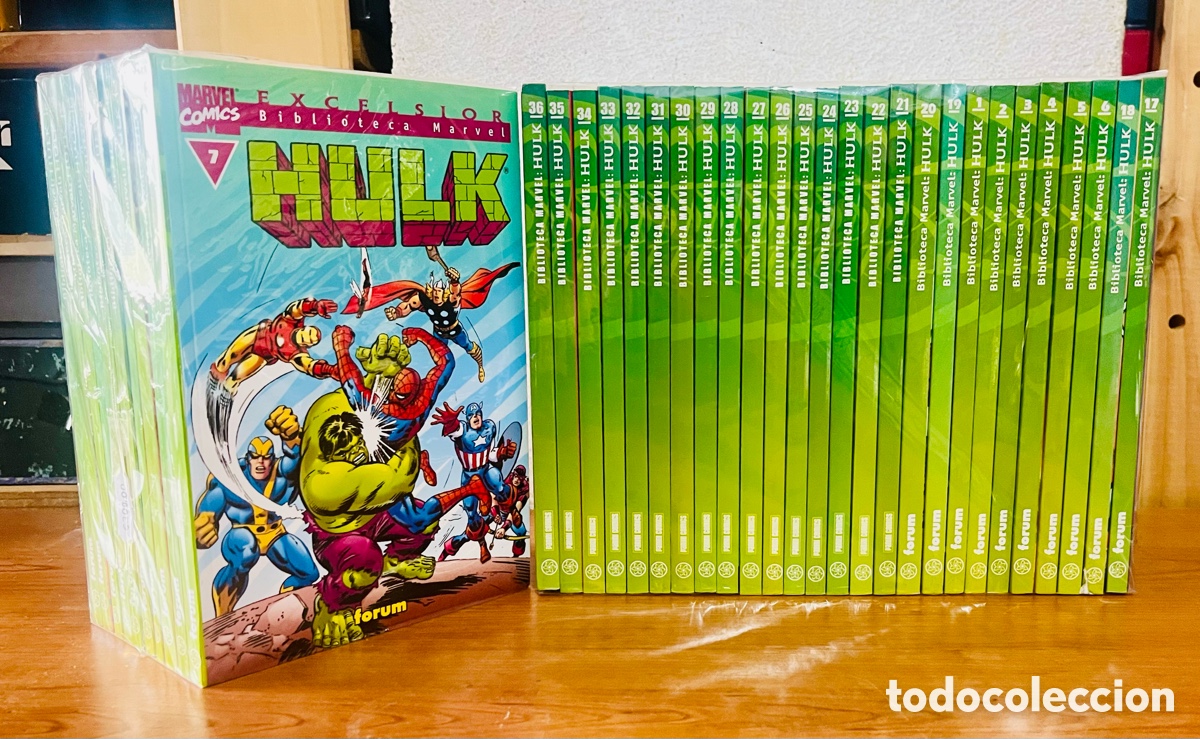 C&oacute;mics: COLECCI&Oacute;N BIBLIOTECA MARVEL HULK, 36 COMICS COMPLETA, (F&Oacute;RUM C&Oacute;MICS PANINI), NUEVA!! - Foto 1