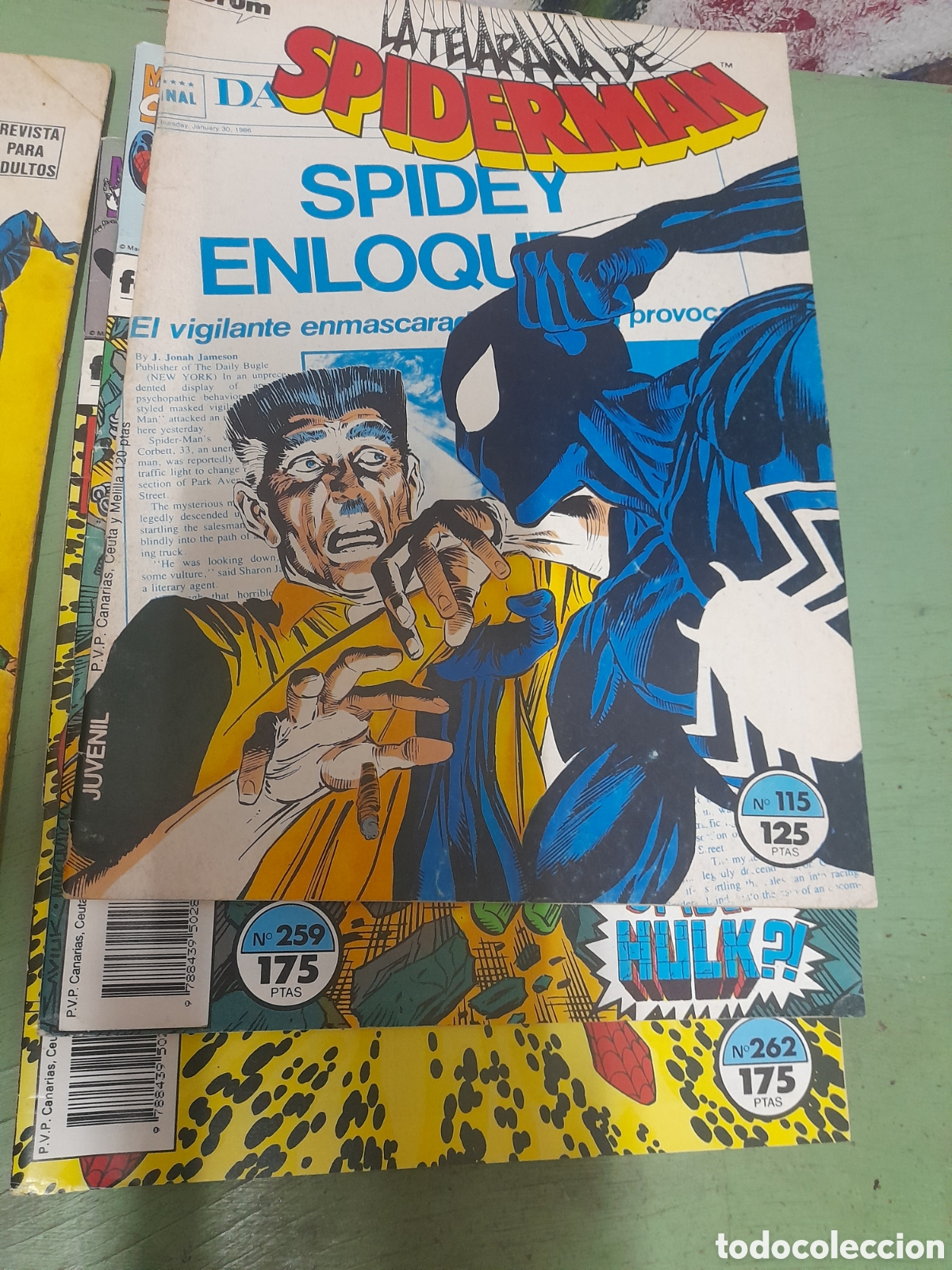 C&oacute;mics: Spiderman n&uacute;meros 4,115,259, y 262 - Foto 11