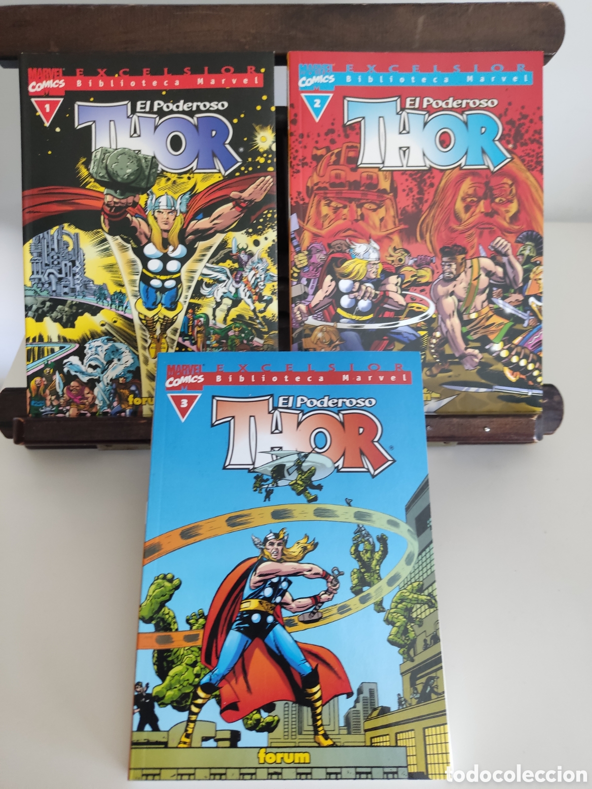 C&oacute;mics: El poderoso Thor n&uacute;meros 1, 2 y 3 Biblioteca Marvel Excelsior - Foto 1
