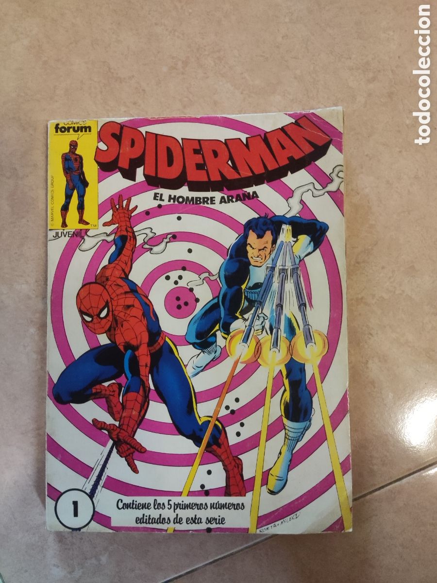 C&oacute;mics: Spiderman 1, 2, 3, 4 y 5 retapado con poster forum - Foto 1