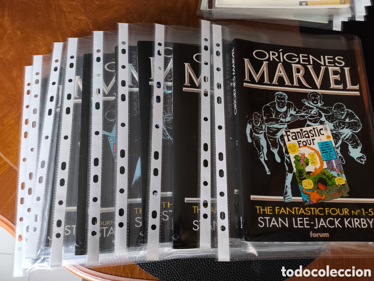 C&oacute;mics: Or&iacute;genes Marvel N&ordm; 1 al 9 COLECCI&Oacute;N COMPLETA (1991) - Foto 2