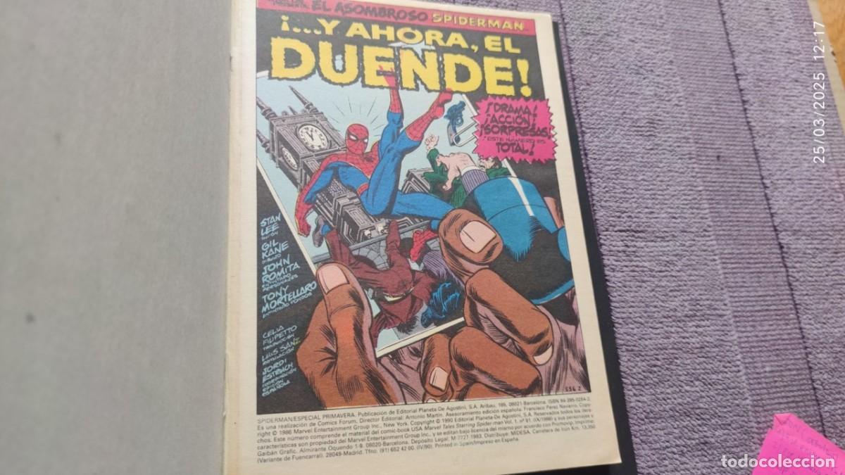 C&oacute;mics: SPIDERMAN ALBUM ESPECIAL CON 3 EXTRAS. - Foto 2