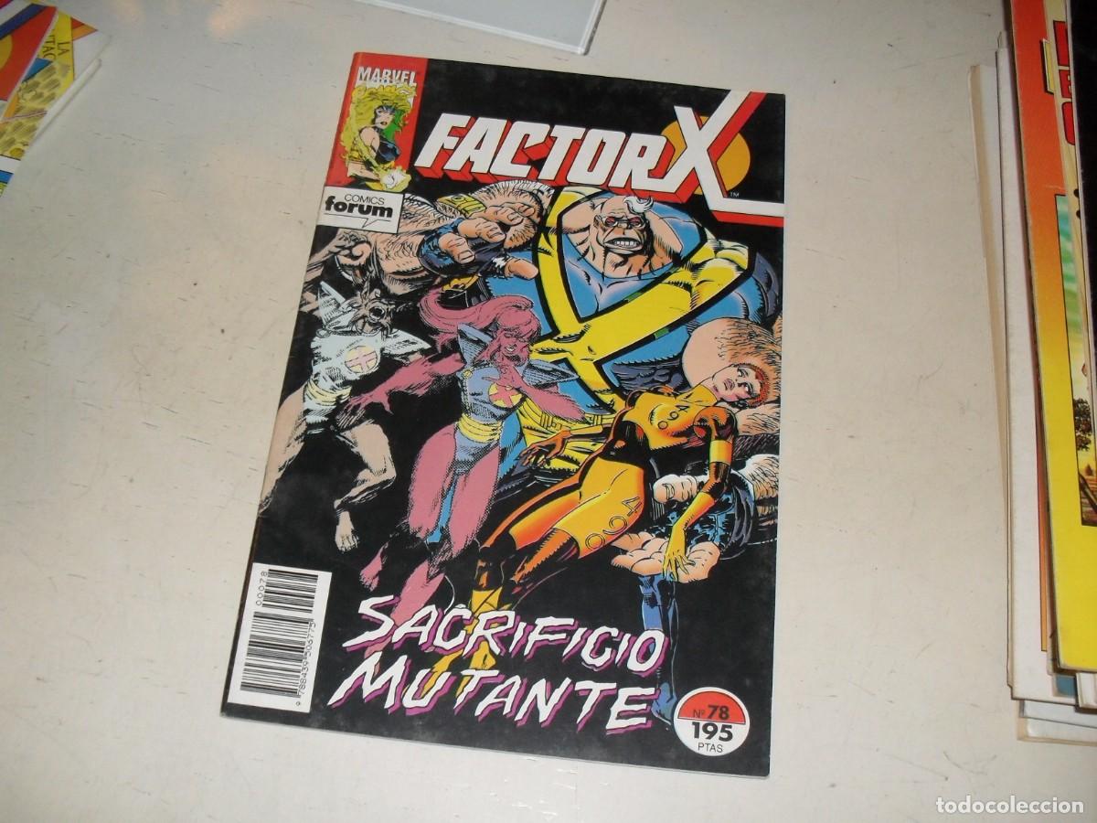 C&oacute;mics: FACTOR X N&ordm; 78 PASANDO LA TARDE,(DE 94).FORUM,1988 - Foto 1