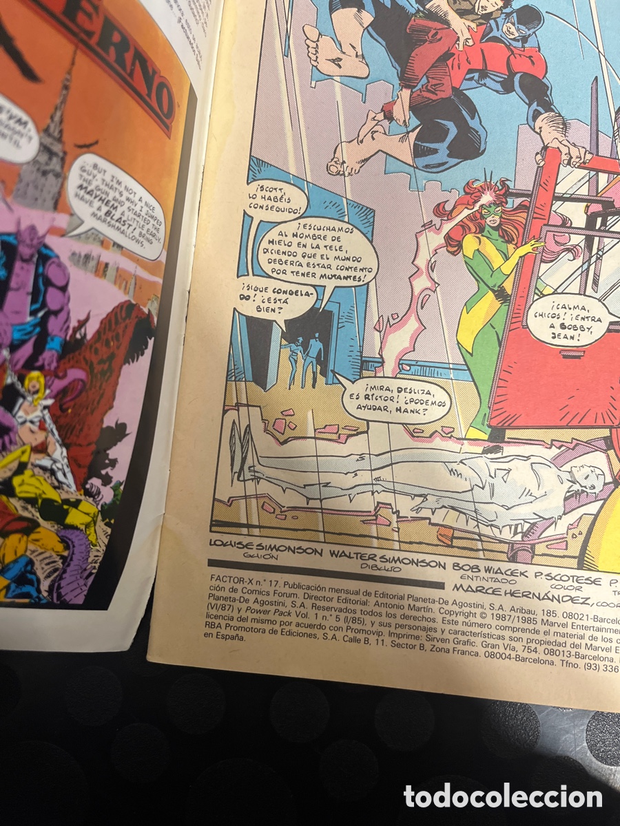 C&oacute;mics: FACTOR X VOL.1 N.17 EL ENEMIGO INTERNO ( 1988/1995 ) - Foto 4