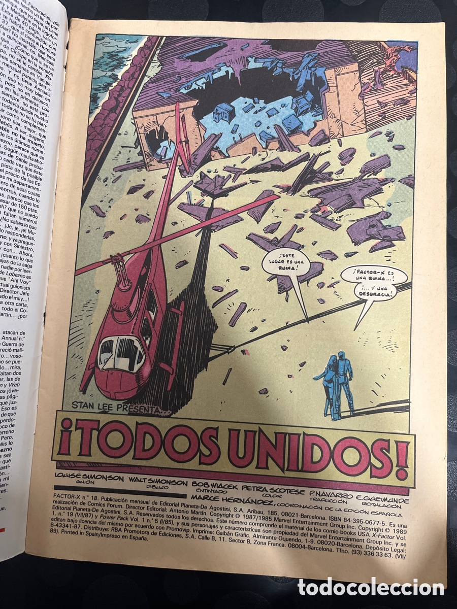 C&oacute;mics: FACTOR X VOL.1 N.18 LOS JINETES DE APOCALIPSIS ( 1988/1995 ) - Foto 3