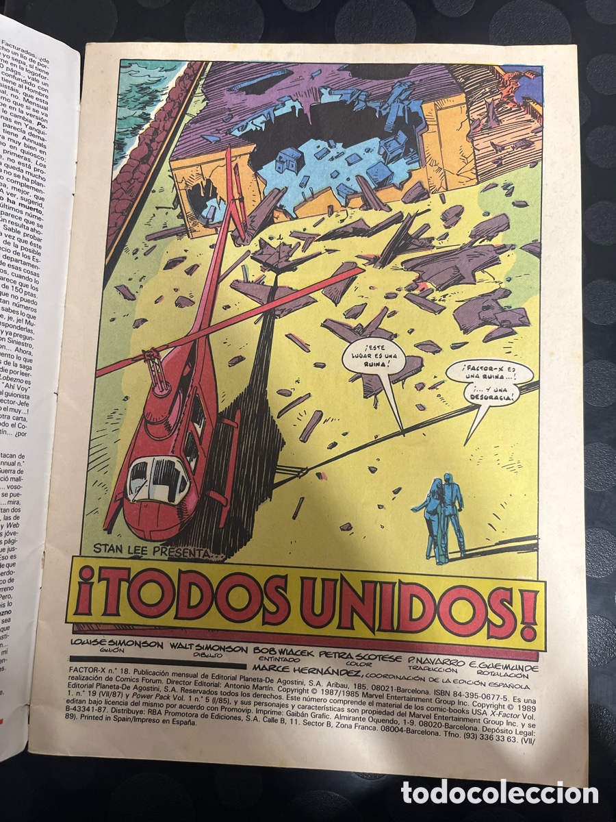 C&oacute;mics: FACTOR X VOL.1 N.18 LOS JINETES DE APOCALIPSIS ( 1988/1995 ) - Foto 3