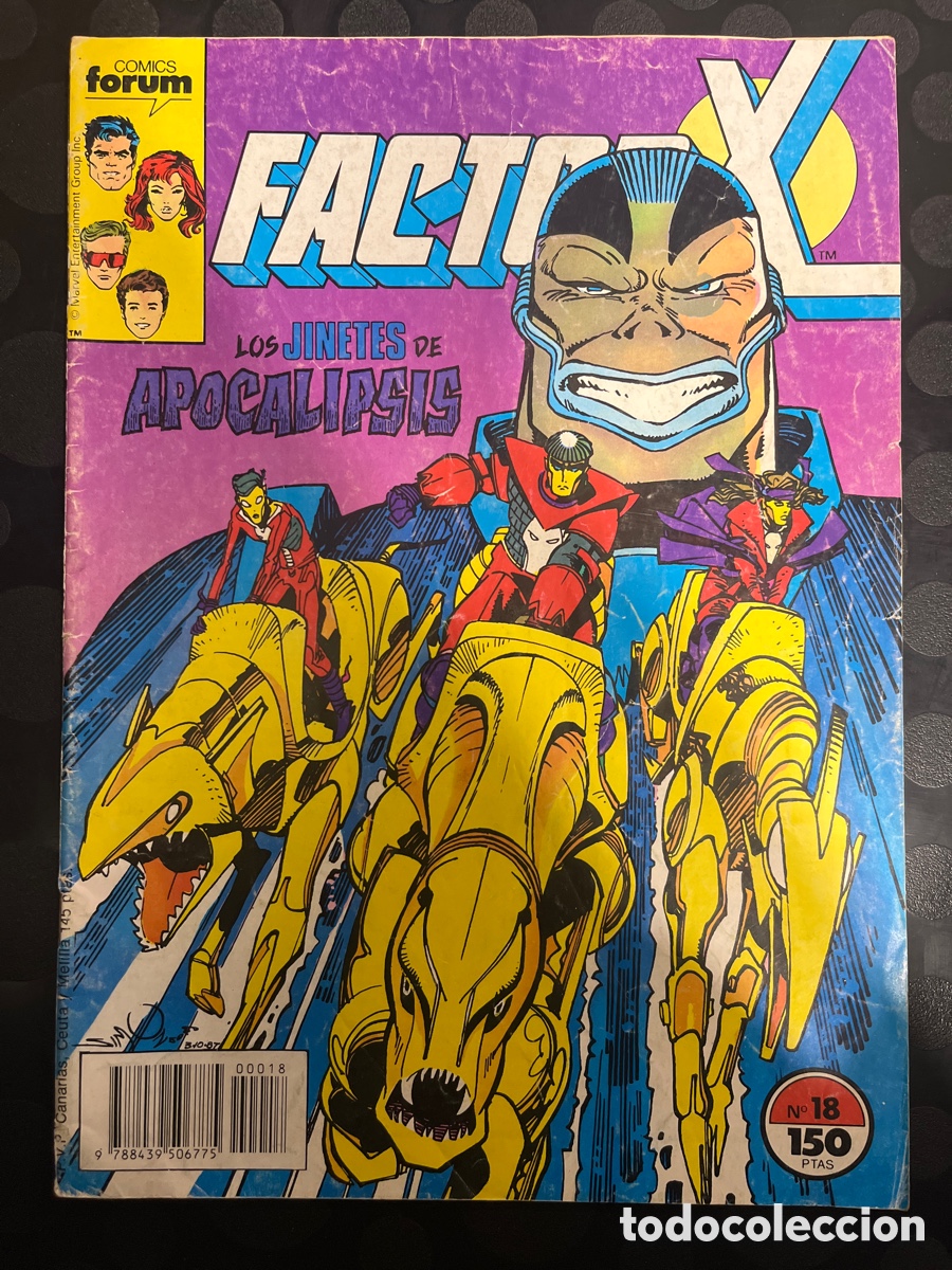 C&oacute;mics: FACTOR X VOL.1 N.18 LOS JINETES DE APOCALIPSIS ( 1988/1995 ) - Foto 1