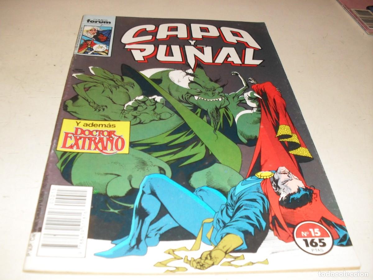 C&oacute;mics: CAPA Y PU&Ntilde;AL N&ordm; 15 CON EL DOCTOR EXTRA&Ntilde;O DE COMPLEMENTO,(DE 23).FORUM,1989 - Foto 1