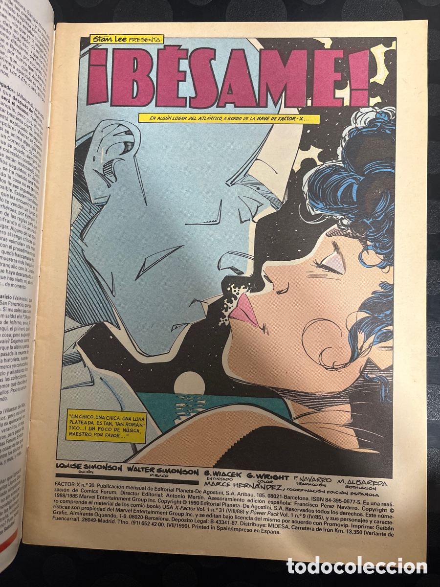 C&oacute;mics: FACTOR X VOL.1 N.30 B&Eacute;SAME ( 1988/1995 ) - Foto 3