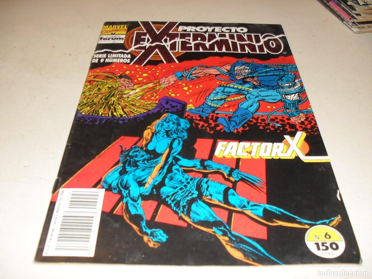 C&oacute;mics: PROYECTO EXTERMINIO N&ordm; 6 TRAICION&iexcl;,CON FACTOR X,(MINISERIE DE 9).FORUM,1992 - Foto 1