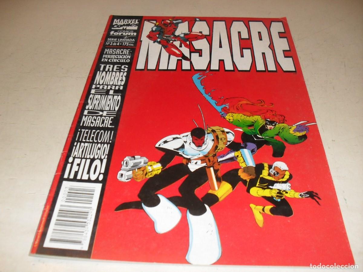 C&oacute;mics: MASACRE N&ordm; 3 PERSECUCION EN EL CIRCULO 3,(MINISERIE DE 4).FORUM,1994 - Foto 1
