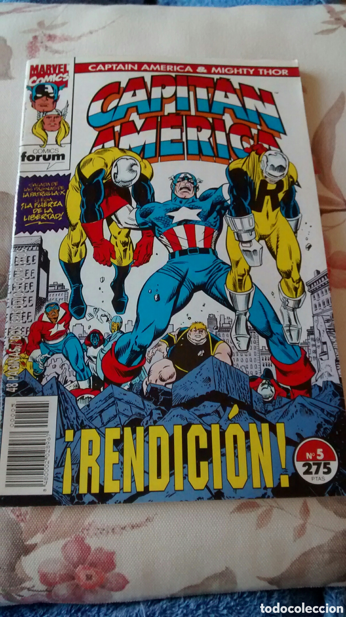 C&oacute;mics: CAPITAN AMERICA (CAPTAIN AMERICA Y MIGHTY THOR, COMIC FORUM N 5, 1993 - Foto 1
