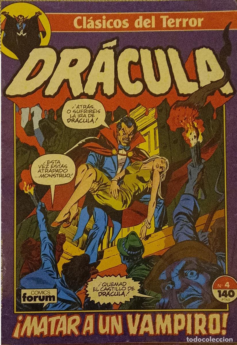 C&oacute;mics: Lote 3 comics Dracula 4,5 y 8 Clasicos del terror de Forum - Foto 1