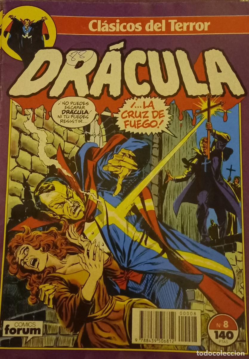 C&oacute;mics: Lote 3 comics Dracula 4,5 y 8 Clasicos del terror de Forum - Foto 3