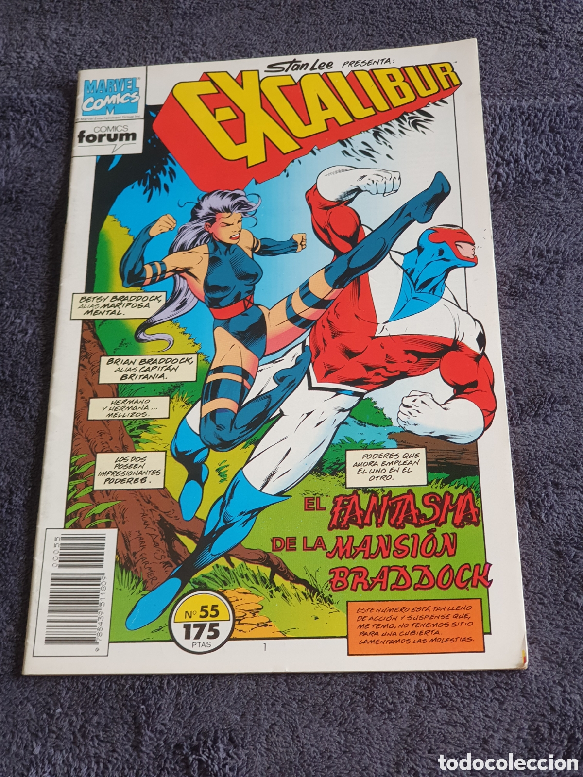 C&oacute;mics: L10. Excalibur, N.&deg;55 - El Fantasma De La Mansi&oacute;n Braddock. - Foto 1