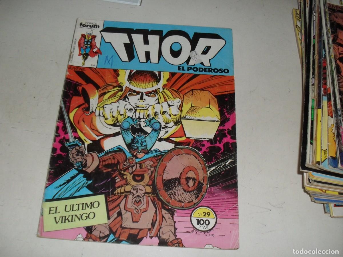 C&oacute;mics: THOR N&ordm; 29 EL ULTIMO VIKINGO,DE WALTER SIMONSON,(DE 49).FORUM,1983 - Foto 1