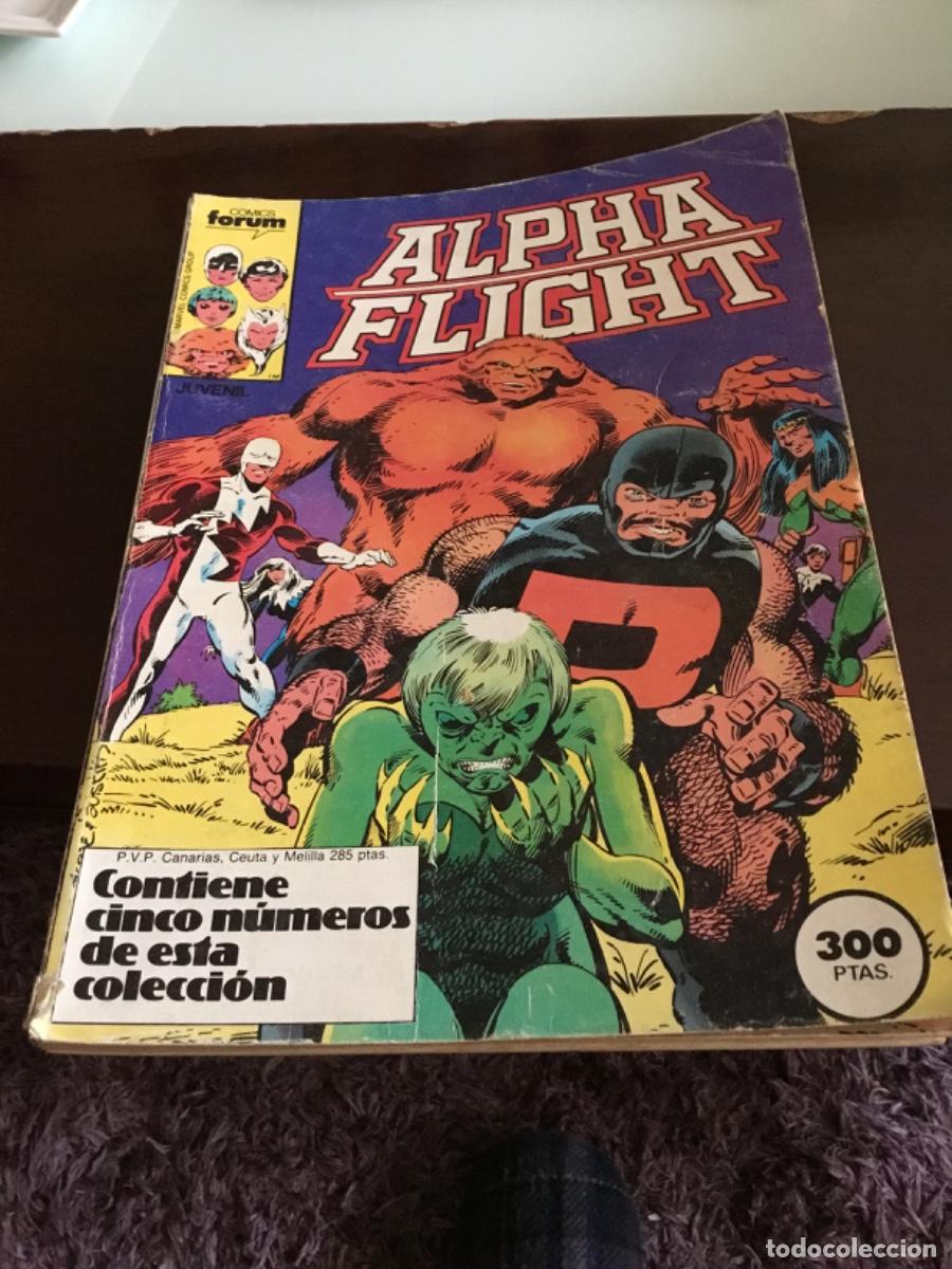 C&oacute;mics: ALPHA FLIGHT vol. 1 - n&ordm;s 1 al 5. Retapado - Foto 1